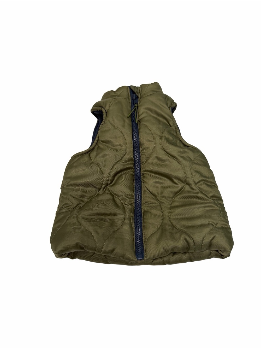 Tommy Bahama Toddler Size 3T‎ Army Green Full Zip Puffer Vest Coat